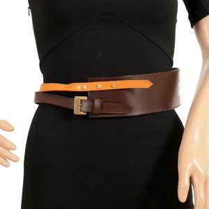 Gianfranco Ferre GF Wide Leather Belt